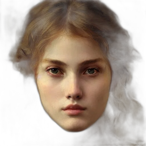face, mask, hair, crown transparent PNG cut-out