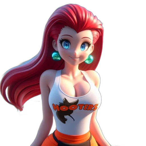 dress, 3d render, concept art, cartoon transparent PNG cut-out