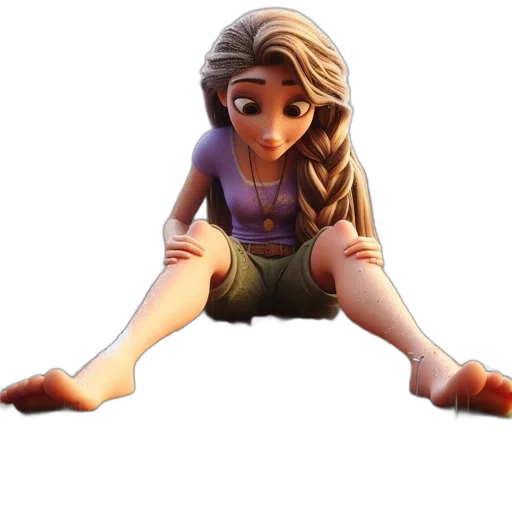 dress, 3d render, cartoon, concept art transparent PNG cut-out