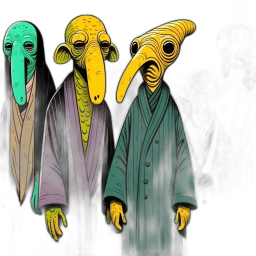 mask, staff, concept art, comic book art transparent PNG cut-out