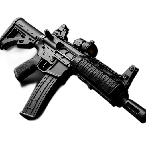 weapon, animal, 3d render, photorealistic transparent PNG cut-out