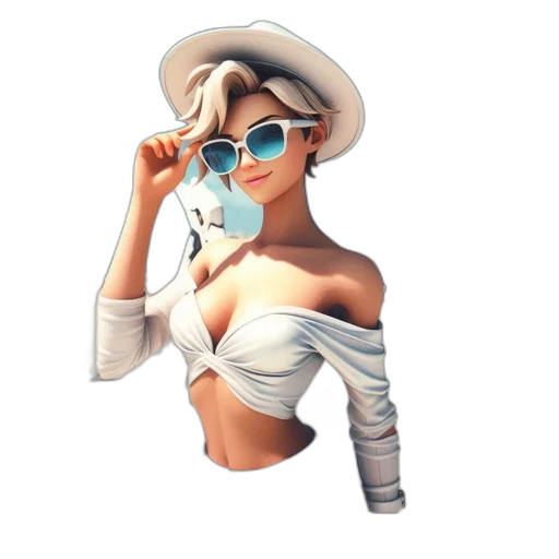hat, staff, weapon, face transparent PNG cut-out