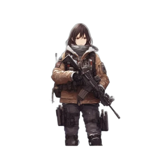 weapon, jacket, animal, concept art transparent PNG cut-out