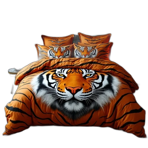 photorealistic, 3d render, tiger, print transparent PNG cut-out