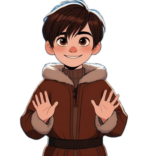 jacket, cartoon, anime, concept art transparent PNG cut-out