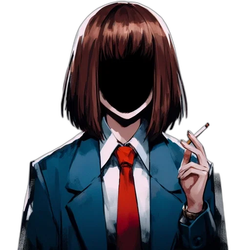 mask, face, jacket, staff transparent PNG cut-out