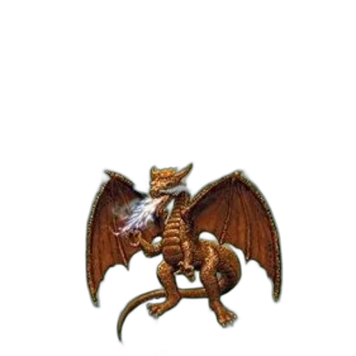 dragon, staff, creature, animal transparent PNG cut-out