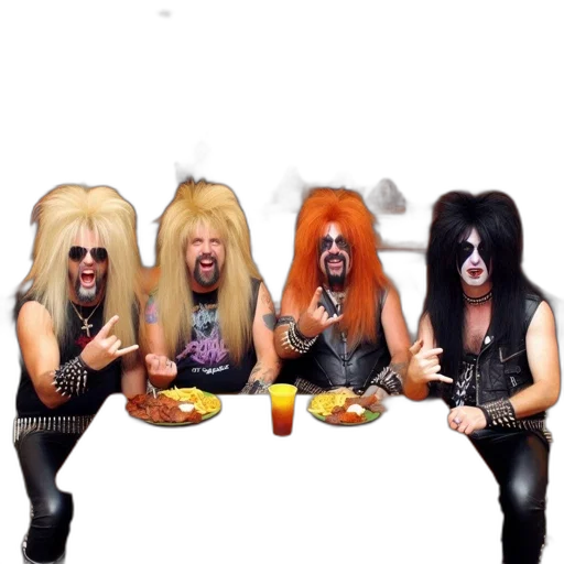 hair, food, jacket, mask transparent PNG cut-out