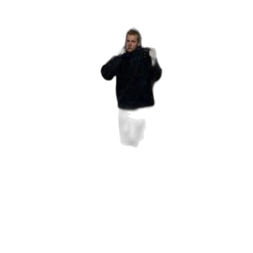 jacket, staff, creature, pixel art transparent PNG cut-out
