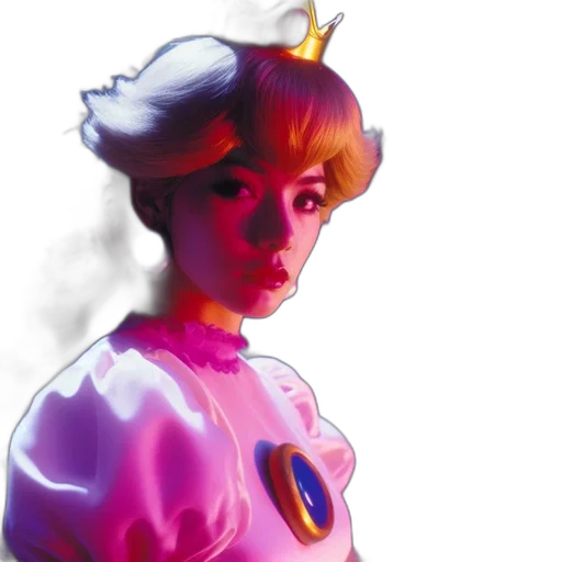 crown, robot, face, dress transparent PNG cut-out