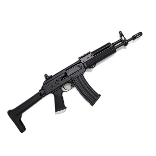 weapon, black, modern, assault transparent PNG cut-out