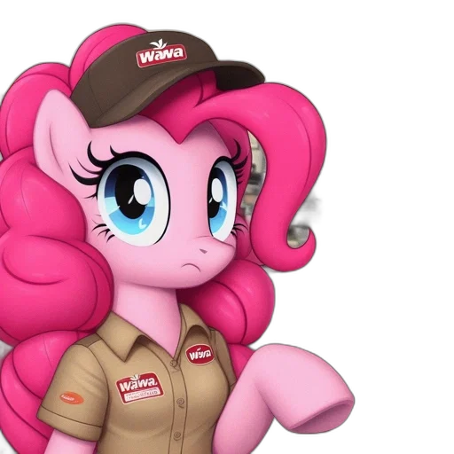 staff, jacket, hat, cartoon transparent PNG cut-out