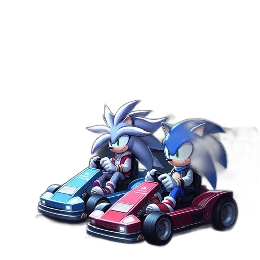 car, concept art, 3d render, vaporwave transparent PNG cut-out