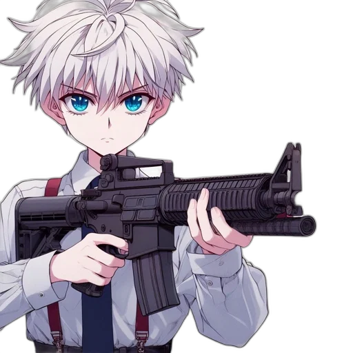 weapon, animal, anime, pixel art transparent PNG cut-out
