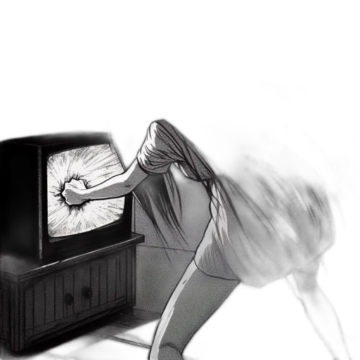 furniture, hair, weapon, mask transparent PNG cut-out