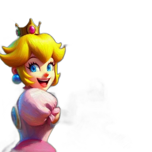 crown, dress, 3d render, concept art transparent PNG cut-out