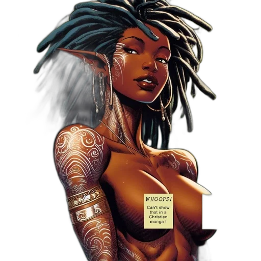 jewelry, comic book art, concept art, fantasy art transparent PNG cut-out