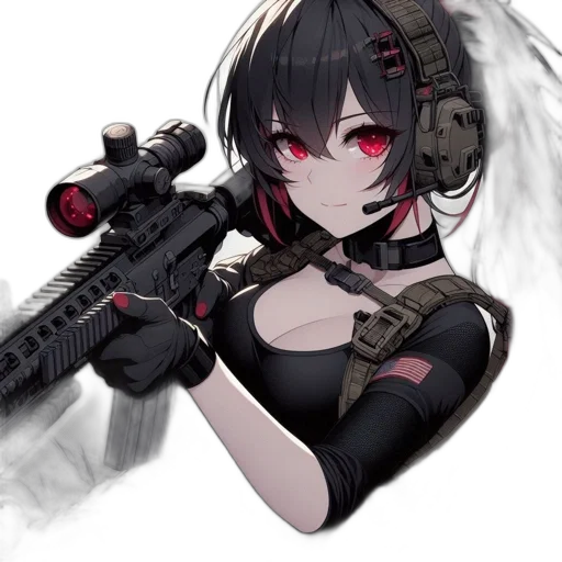 weapon, staff, anime, cyberpunk transparent PNG cut-out