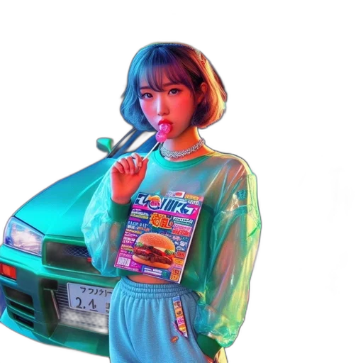 car, jacket, dress, robot transparent PNG cut-out
