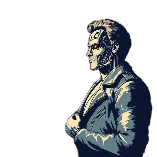 mask, jacket, face, robot transparent PNG cut-out