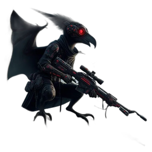 dragon, weapon, staff, creature transparent PNG cut-out