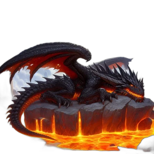 dragon, creature, weapon, animal transparent PNG cut-out
