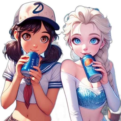 food, staff, bottle, anime transparent PNG cut-out