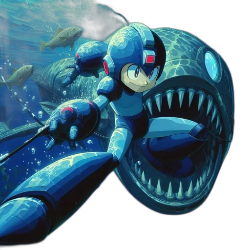 mask, creature, robot, weapon transparent PNG cut-out