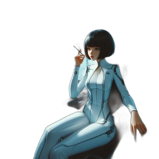 staff, dress, jacket, robot transparent PNG cut-out