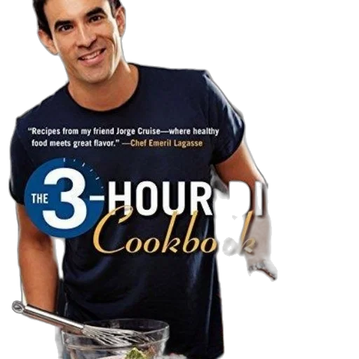 3-hour, diet, cookbook, jorge transparent PNG cut-out
