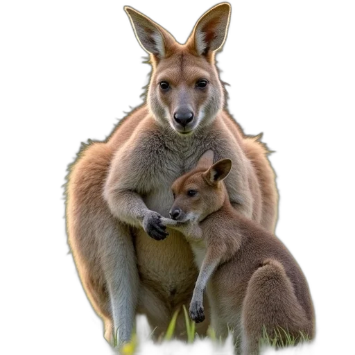 animal, creature, staff, photorealistic transparent PNG cut-out