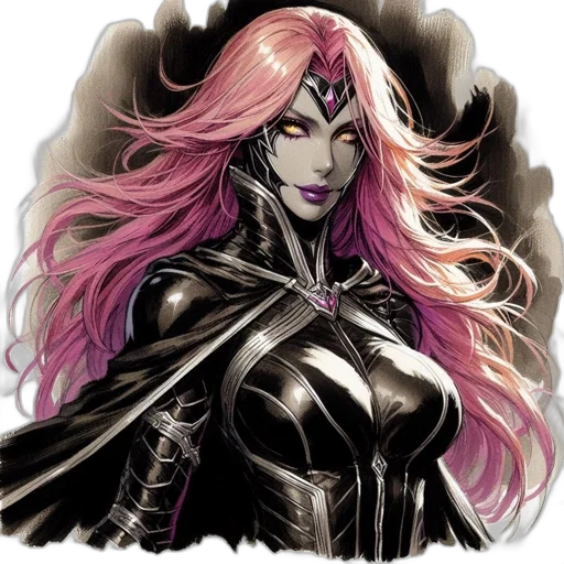 comic book art, concept art, fantasy art, cartoon transparent PNG cut-out