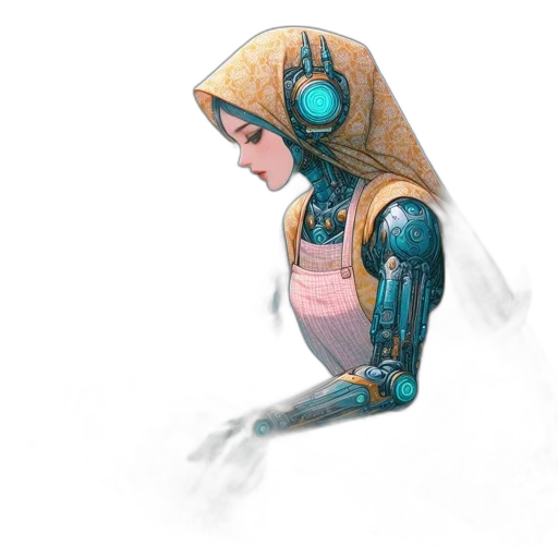 robot, mask, dress, face transparent PNG cut-out