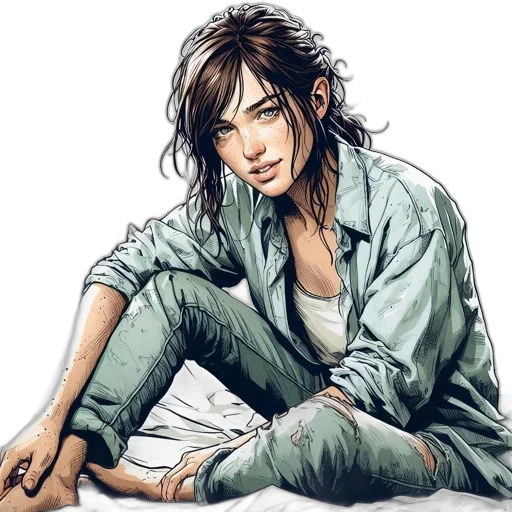 comic book art, photorealistic, concept art, fantasy art transparent PNG cut-out