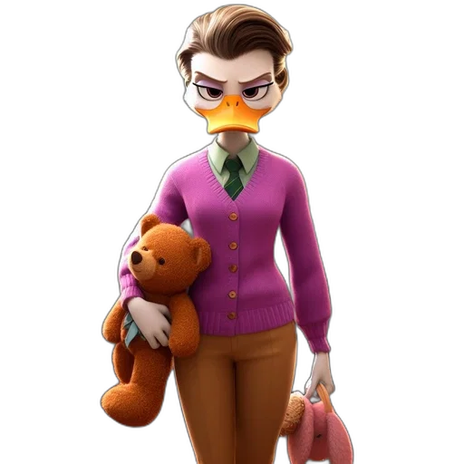mask, concept art, cartoon, 3d render transparent PNG cut-out