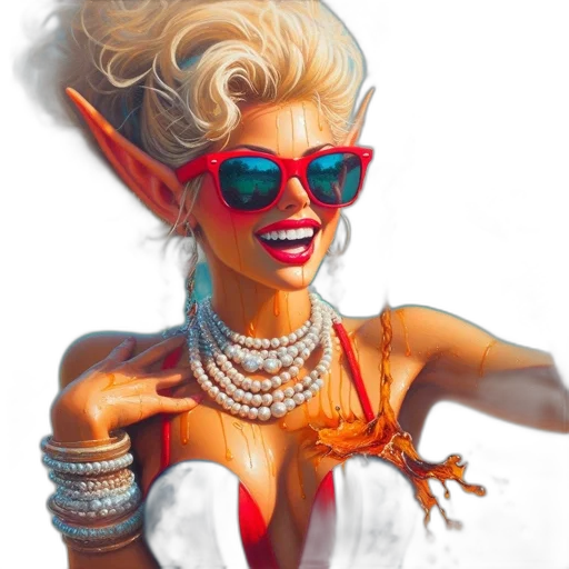 jewelry, fantasy art, comic book art, concept art transparent PNG cut-out