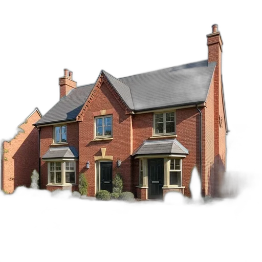 building, 3d render, photorealistic, city street transparent PNG cut-out