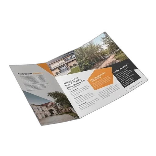 brochure, design, created, house transparent PNG cut-out