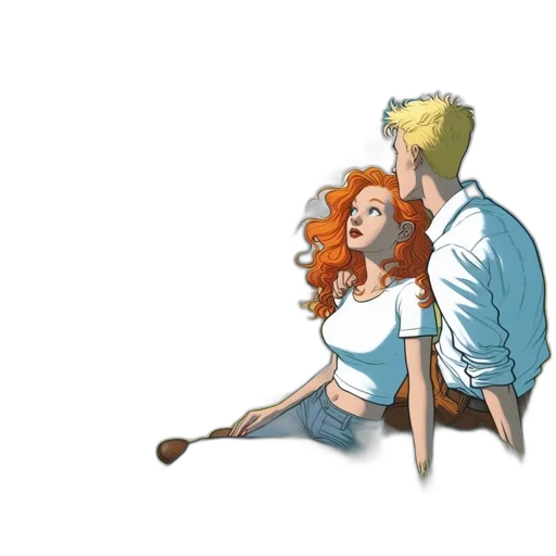 concept art, cartoon, comic book art, pixel art transparent PNG cut-out