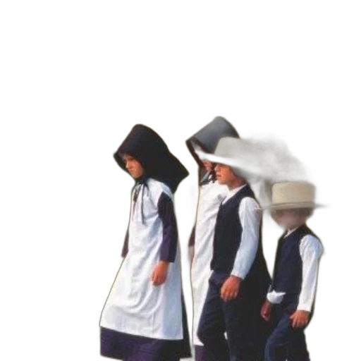 hat, jacket, staff, dress transparent PNG cut-out