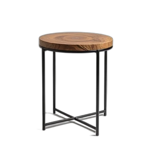 furniture, 3d render, side, table transparent PNG cut-out