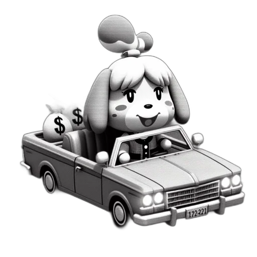 car, concept art, cartoon, 3d render transparent PNG cut-out