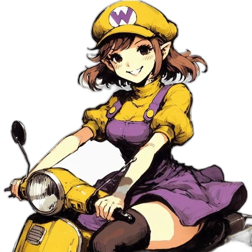 weapon, dress, hat, staff transparent PNG cut-out