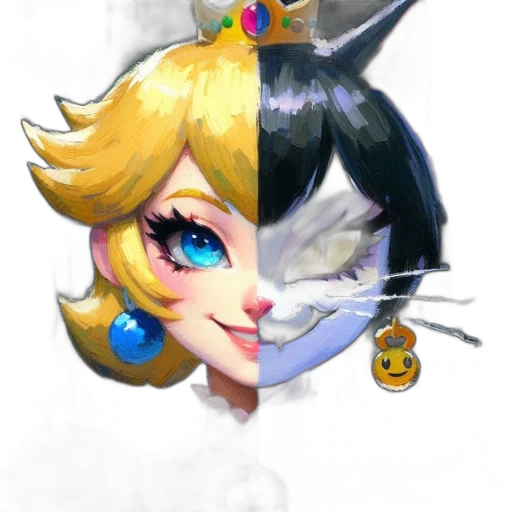 crown, mask, face, weapon transparent PNG cut-out
