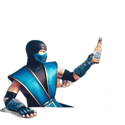 bottle, robot, weapon, mask transparent PNG cut-out