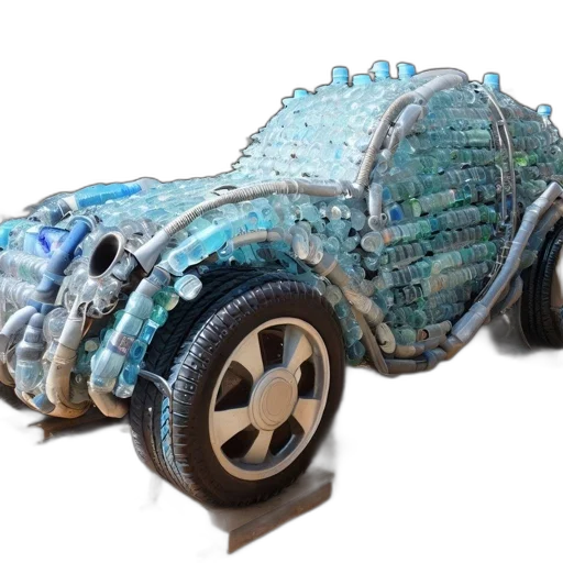 car, robot, jewelry, 3d render transparent PNG cut-out