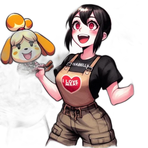 staff, dress, animal, weapon transparent PNG cut-out