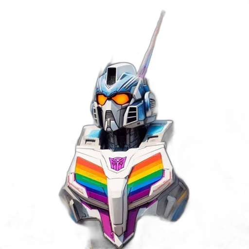 robot, sword, weapon, jacket transparent PNG cut-out