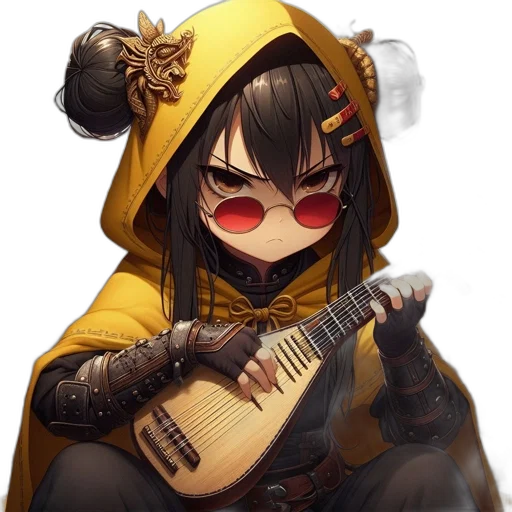 mask, weapon, staff, jacket transparent PNG cut-out