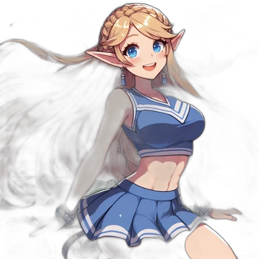 dress, staff, dragon, weapon transparent PNG cut-out